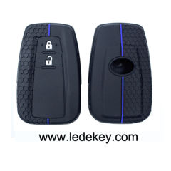 2 buttons Silicone key cover for Toyota