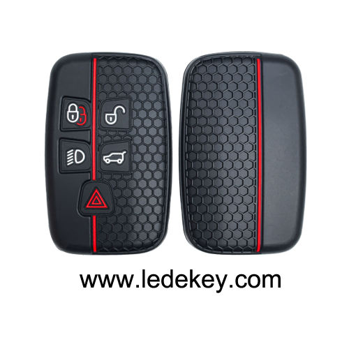 5 button Silicone key cover for Landrover