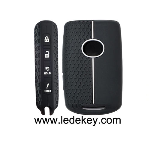 4 buttons Silicone key cover for Mazda