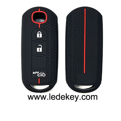 3 silicone key cover for Mazda