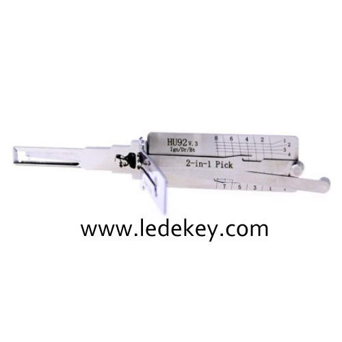 Original Lishi HU92 (Twin Lifter) 2in1 Decoder and Pick for MINI, ROVER, BMW
