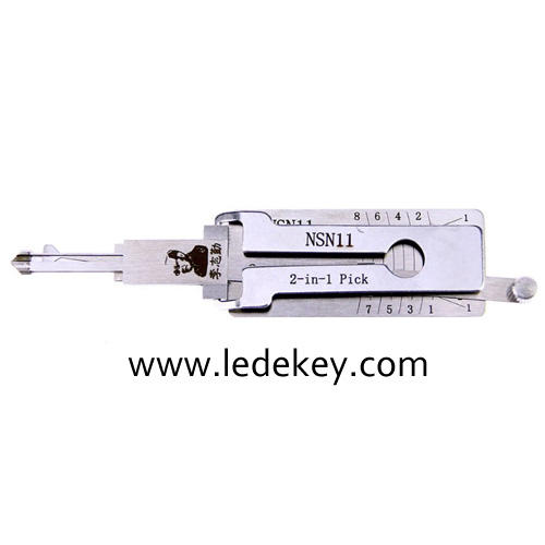 Original Lishi NSN11 2in1 Decoder and Pick for Nissan, Infiniti