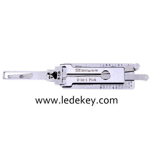 Original Lishi TOY(2014) 2in1 Decoder and Pick for Toyota 2014