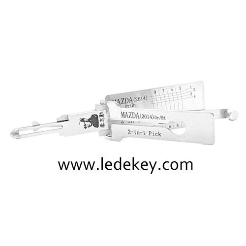 Original Lishi MAZDA2014 2in1 Decoder and Pick for Mazda 2014+ Smart Keyway Locks