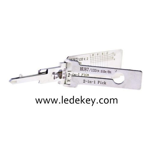 Original Lishi HU87 HU133 2in1 Decoder and Pick for Nissan, Subaru, Suzuki