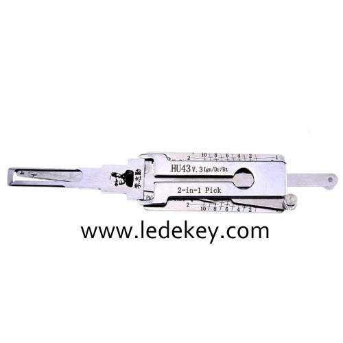 Original Lishi HU43 2in1 Decoder and Pick for OPEL/VAUXHALL, HOLDEN, PONTIAC, CHEVROLET