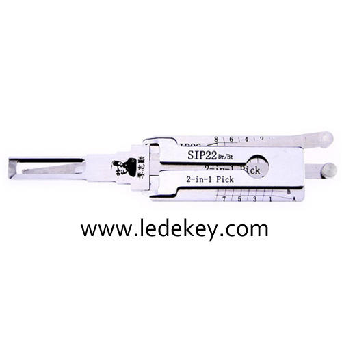 Original Lishi SIP22 2-in-1 Decoder and Pick for FIAT