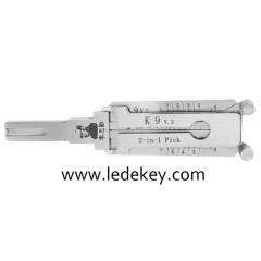 Original Lishi K9 2in1 Decoder and Pick for KIA K9