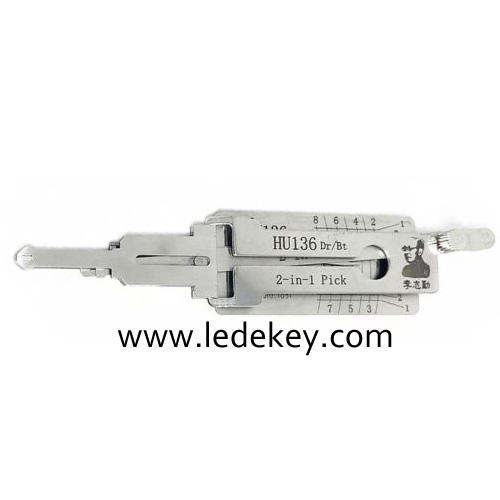 Original Lishi HU136 2in1 Decoder and Pick for Renault/Dacia