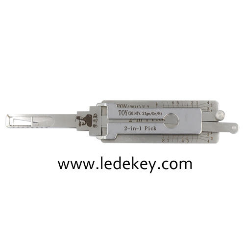 Original Lishi TOY(2014) V.2 2in1 Decoder and Pick for Toyota
