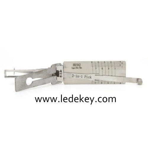 Original Lishi HU92 (Single Lifter) 2-in-1 Decoder and Pick for MINI, ROVER, BMW