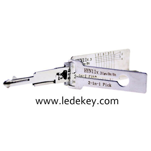 Original Lishi HYN11 Ign 2in1 Decoder and Pick for Hyundai, KIA