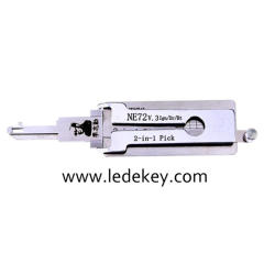 Original Lishi NE72 2in1 Decoder and Pick for Peugeot, Citroen, Renault