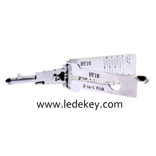 Original Lishi HY16 2in1 Decoder and Pick for HYUNDAI, KIA