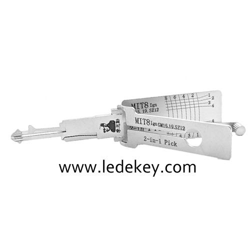 Original Lishi MIT8 Ign (Ignition) 2in1 Decoder and Pick for Mitsubishi