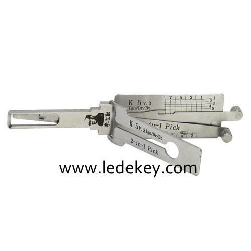 Original Lishi K5 2in1 Decoder and Pick for KIA