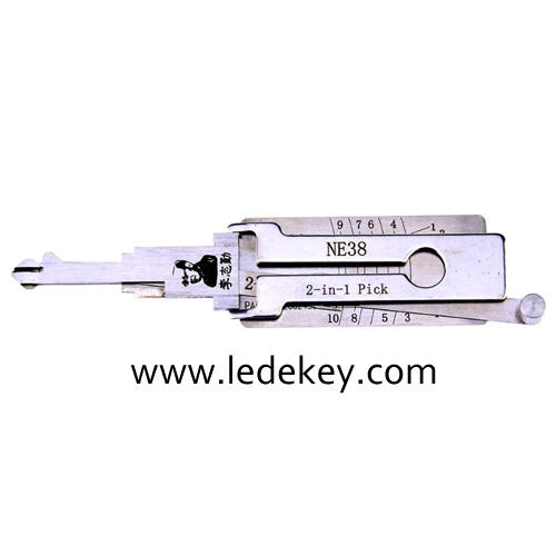Original Lishi NE38 2in1 Decoder and Pick for Rover, MG, Land Rover