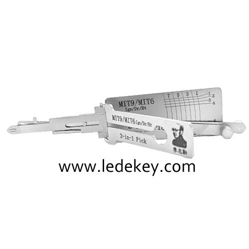 Original Lishi MIT9 MIT6 2in1 Decoder and Pick for Mitsubishi