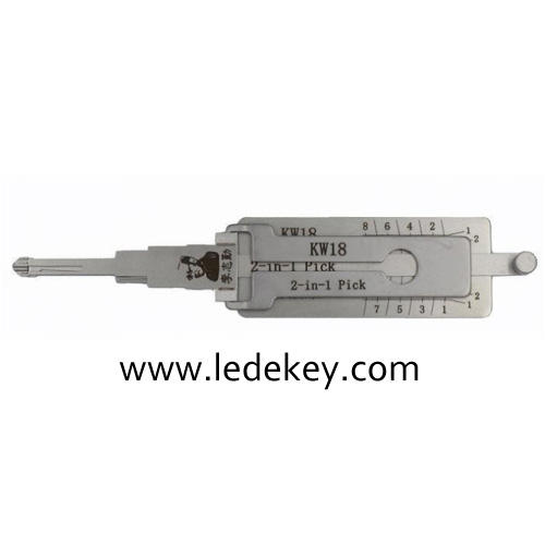 Original Lishi KW18 2-in-1 Pick & Decoder for Kawasaki Motorbikes