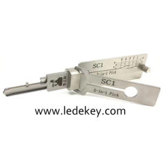 Original Lishi SC1 2-in-1 Pick & Decoder for 5-Pin Schlage Keyway