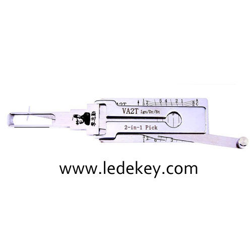 Original Lishi VA2T 2in1 Decoder and Pick for Citroen, Peugeot, Renault
