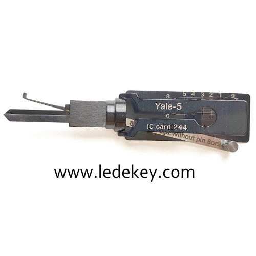 Original Yale-5 2-in-1 Pick & Decoder for YALE 5-Pin Rim Cylinder