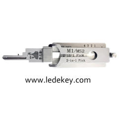 Original Lishi M1/MS2 2-in-1 Pick & Decoder for Master Padlocks