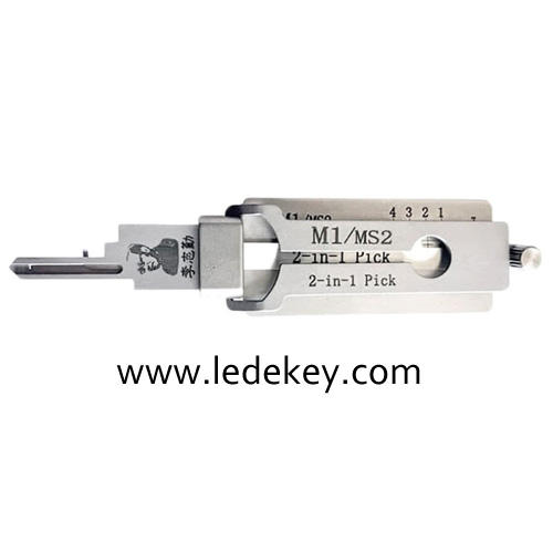 Original Lishi M1/MS2 2-in-1 Pick & Decoder for Master Padlocks