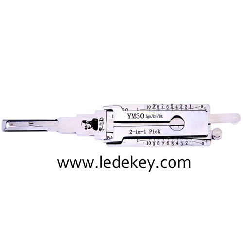 Original Lishi YM30 2in1 Decoder and Pick for SAAB