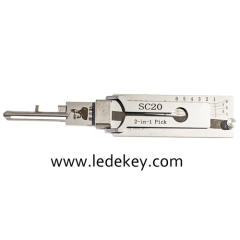 Original Lishi SC20 2-in-1 Pick & Decoder for Schlage L Keyway
