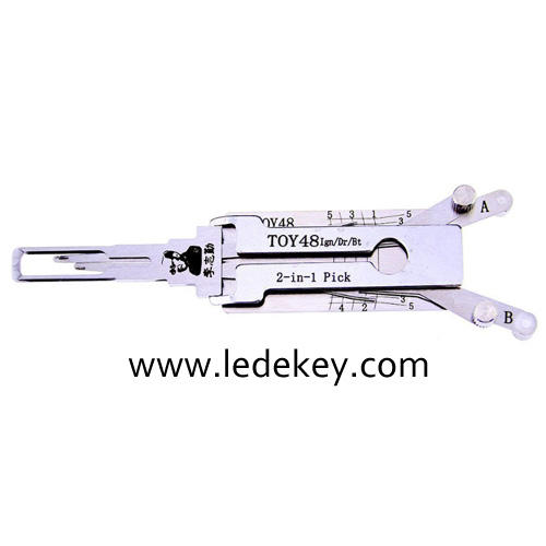 Original Lishi TOY48 2in1 Decoder and Pick for Toyota/Lexus