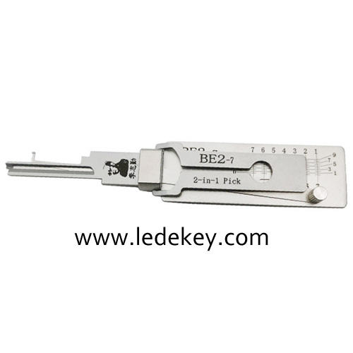 Original BE2-7 2-in-1 Pick & Decoder for BEST “A” 7 Pin SFIC Cylinders