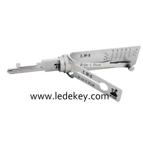 Original Lishi LW4 2-in-1 Pick & Decoder for Australian Lock