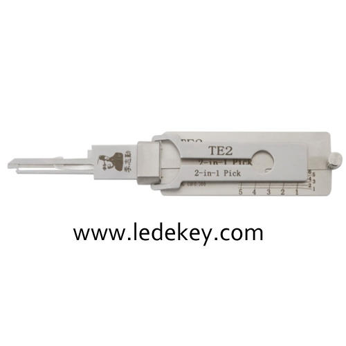 Original Lishi TE2 2-in-1 Pick & Decoder for Gainsborough / TESA Locks