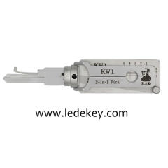 Original Lishi KW1 2-in-1 Pick & Decoder for 5-Pin Kwikset Keyway