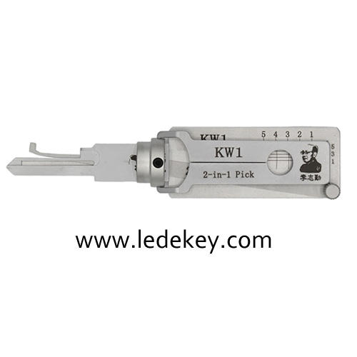 Original Lishi KW1 2-in-1 Pick & Decoder for 5-Pin Kwikset Keyway