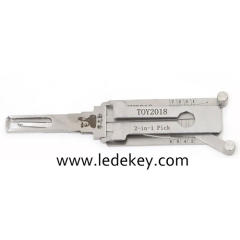 Original Lishi TOY2018 2in1 Decoder and Pick for Toyota 2018 Keyway