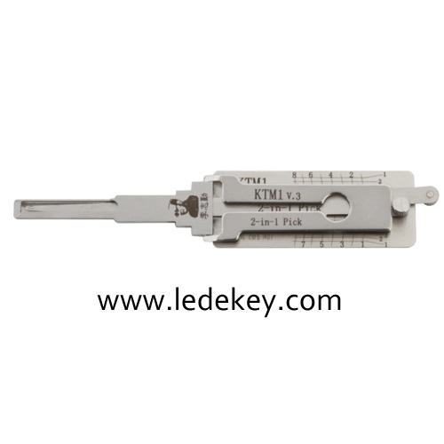 Original Lishi KTM1 2-in-1 Pick & Decoder for KTM & Yamaha Motorcycle