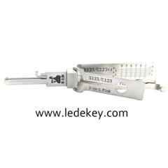 Original Lishi S123/C123 2-in-1 Pick & Decoder for Schlage Locks