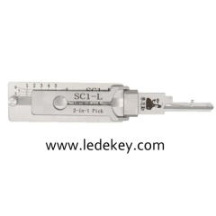 Original Lishi SC1-L (Reverse Handing) 2-in-1 Pick & Decoder for 5-Pin Schlage Keyway