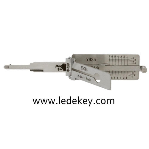 Original Lishi YH35 2-in-1 Decoder and Pick for Yamaha Motor Bikes