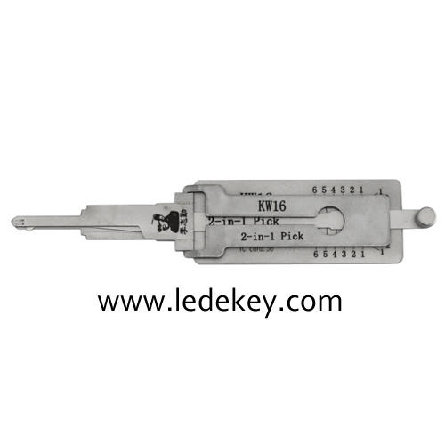 Original Lishi KW16 2-in-1 Pick & Decoder for Kawasaki Motorbikes