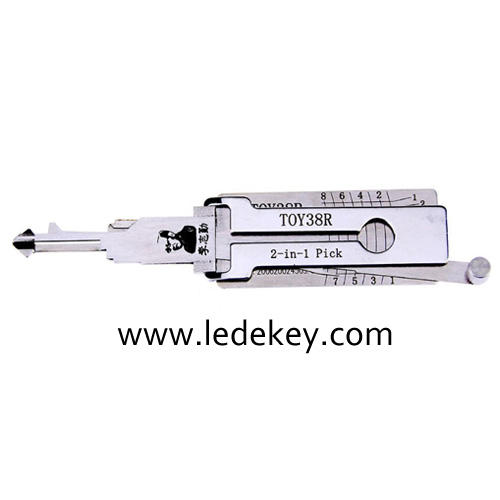 Original Lishi TOY38R 2in1 Decoder and Pick for Toyota/Daihatsu
