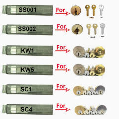 Original Lishi SC4 2-in-1 Pick & Decoder for 6-Pin Schlage Keyway