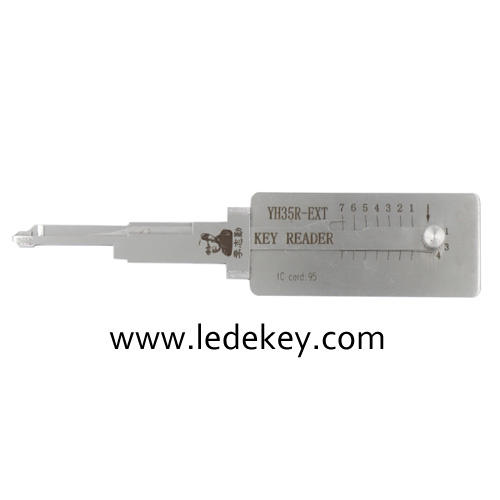 Original Lishi YH35R-EXT Extended Length Direct Key Reader/Decoder for Yamaha MotorBikes with Magnetic Gate