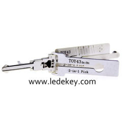 Original Lishi TOY43 2in1 Decoder and Pick for Toyota