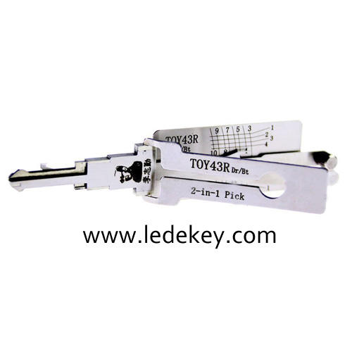 Original Lishi TOY43R 2in1 Decoder and Pick for Subaru GMC Chevy