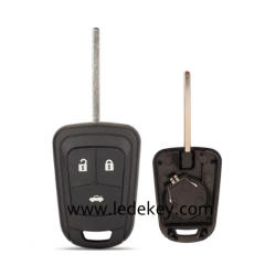 Chevroet 3 button key blank shell No Logo