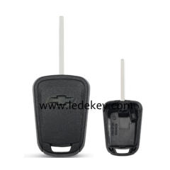 Chevrolet transponder key shell with HU100 blade With Logo