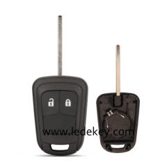 Chevroet 2 button key blank shell No Logo
